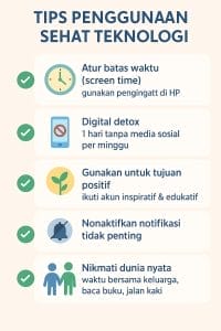 tips penggunaan tekonologi